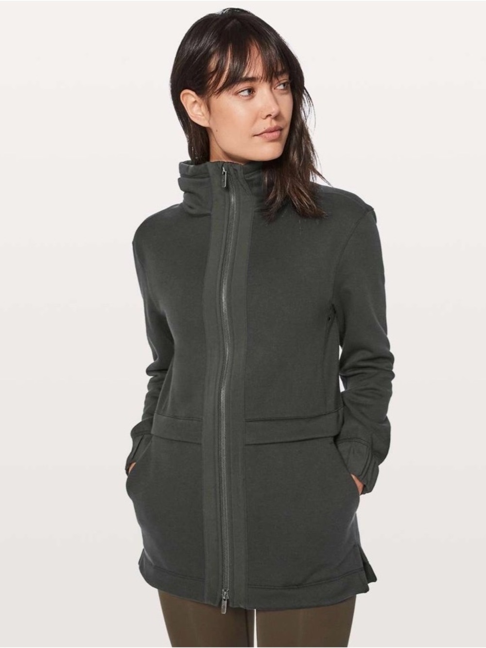 lululemon Light as Warmth Jacket black size 6